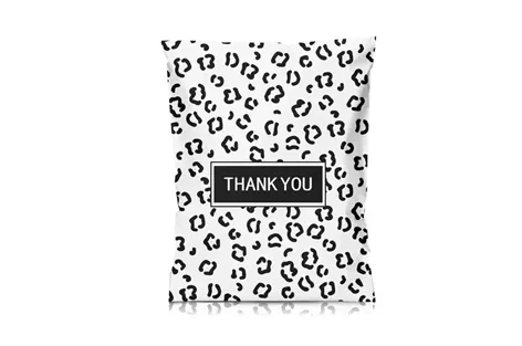 Black Leopard Poly Mailers