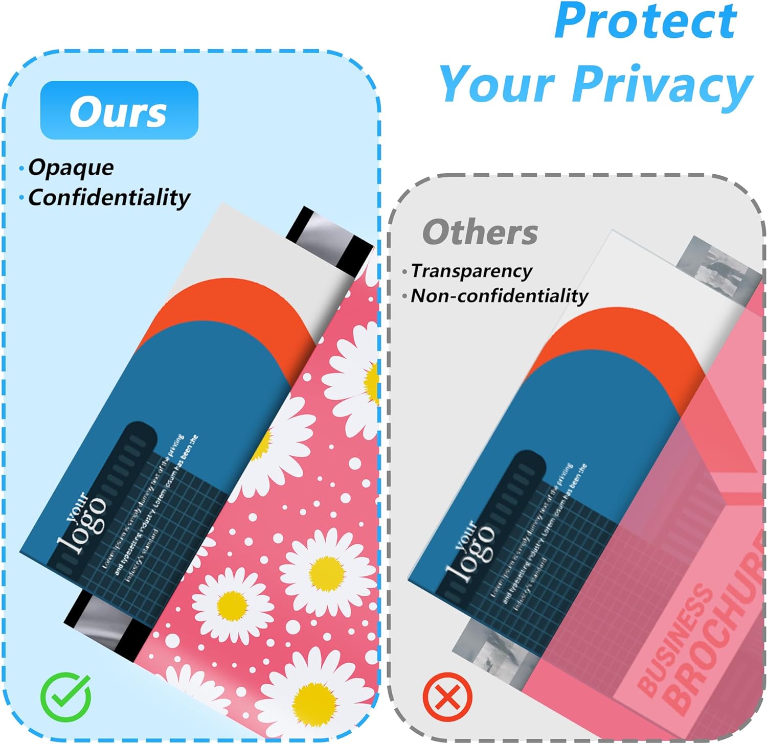 Details of Daisy Poly Mailers