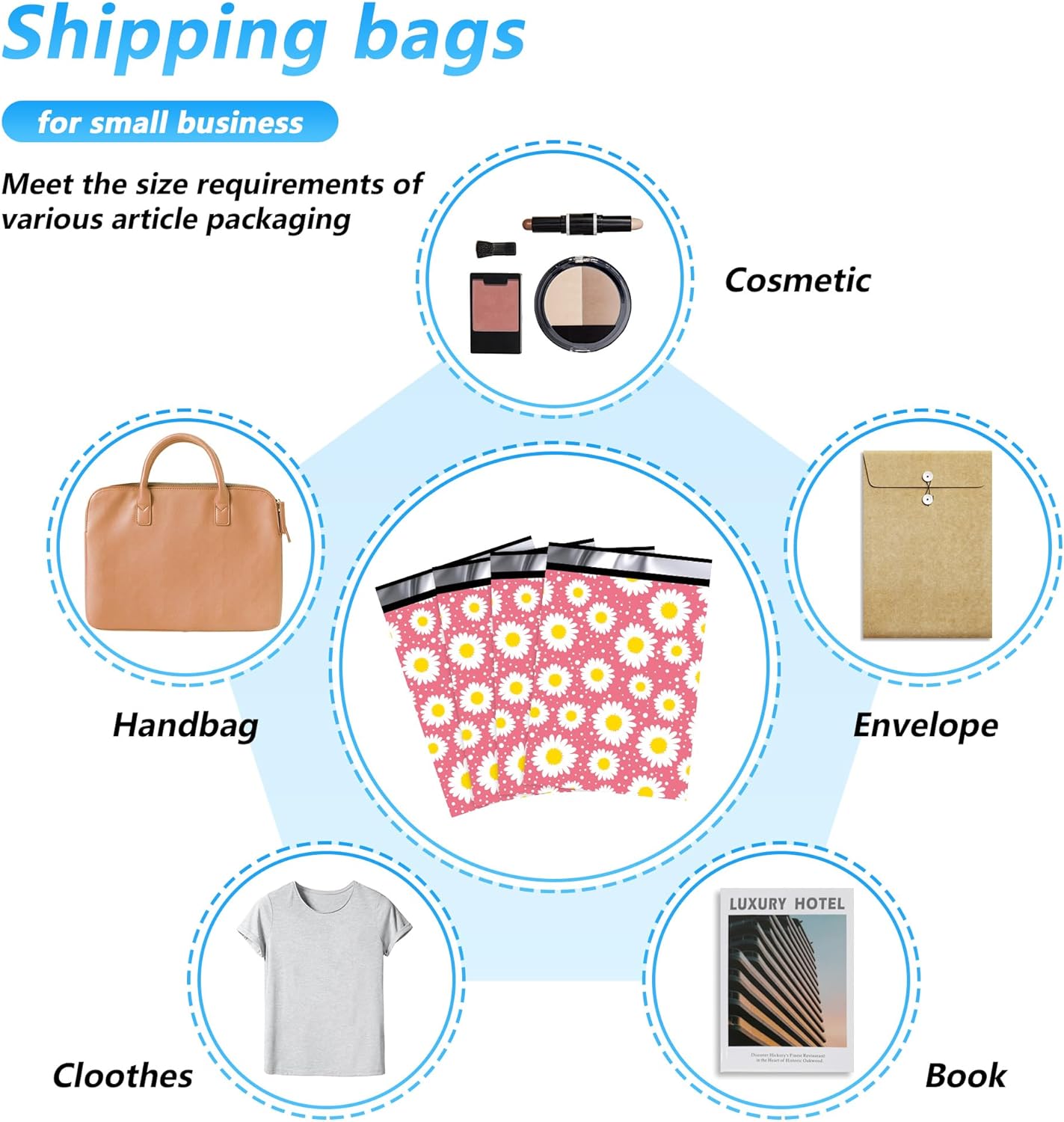 Details of Daisy Poly Mailers