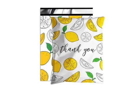 Lemon Poly Mailers