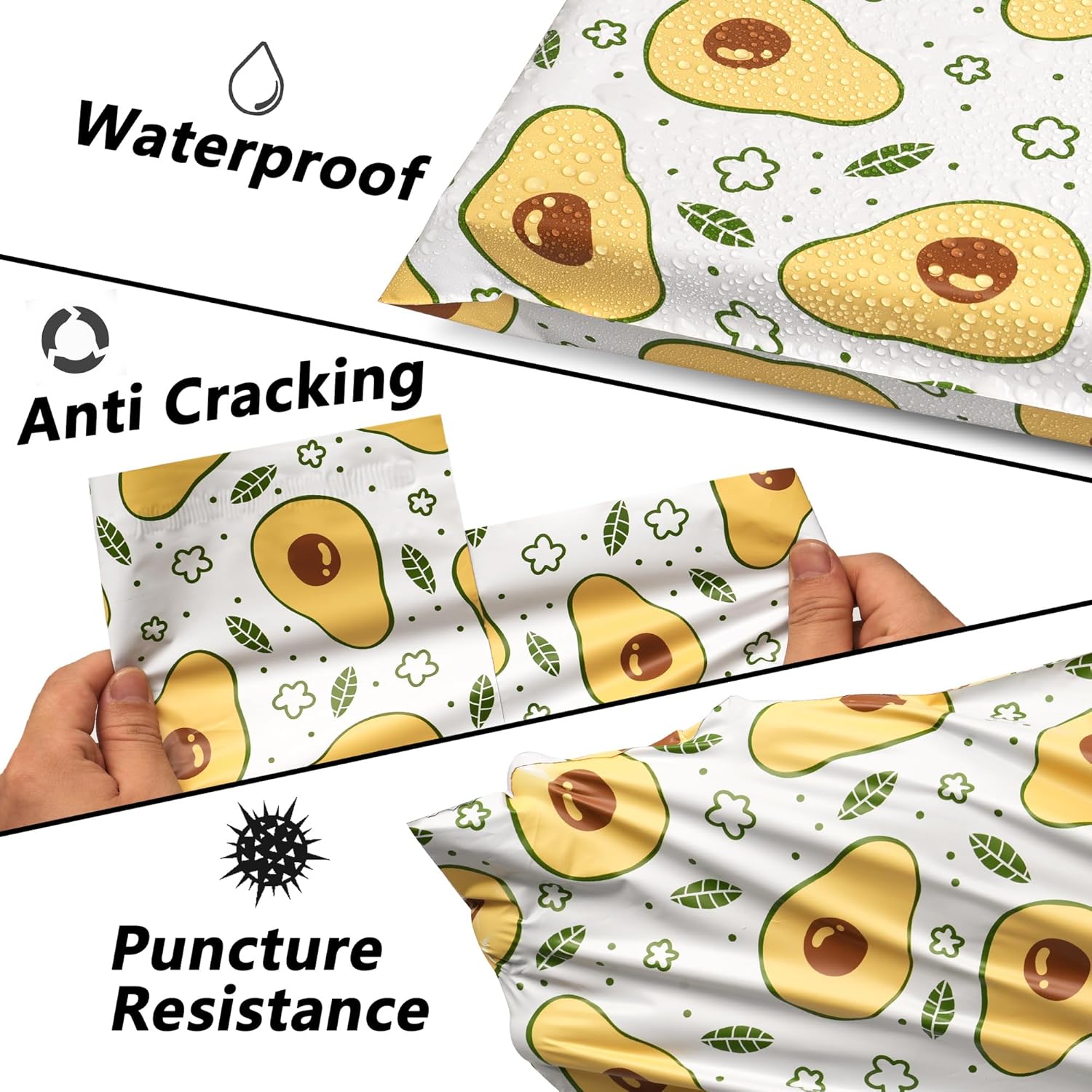 Details of Avocado Poly Mailers