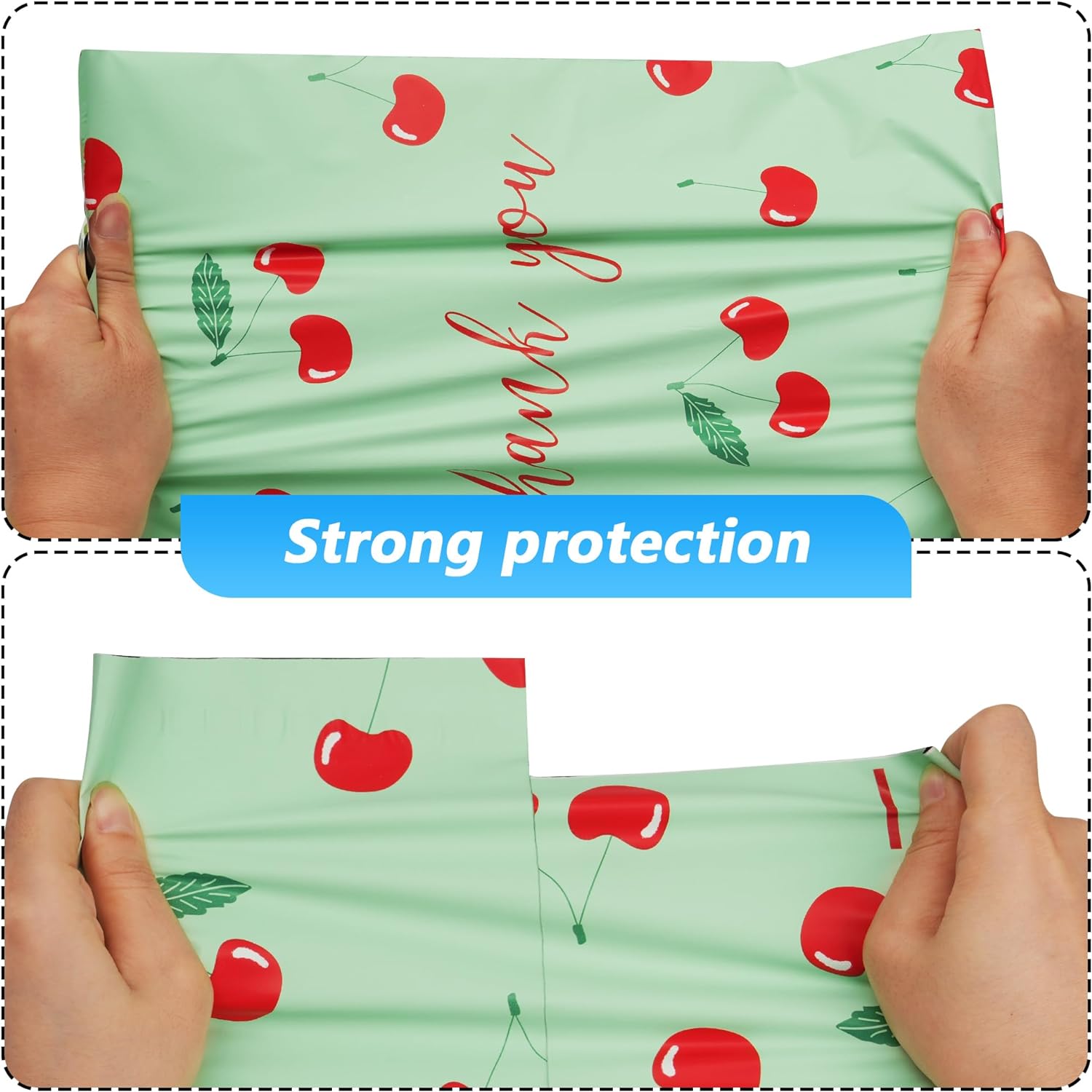 Details of Cherry Poly Mailers