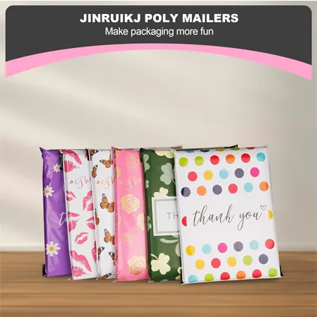 Gold Leopard Poly Mailers