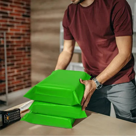 Green Poly Mailers