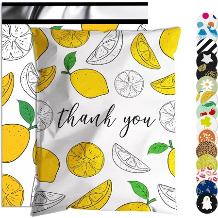 Lemon Poly Mailers