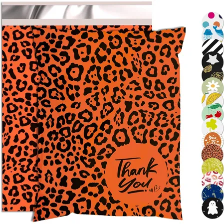 Leopard Poly Mailers