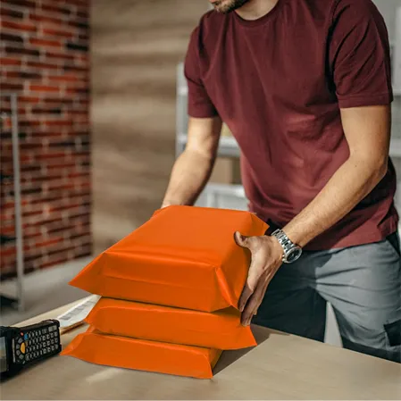 Orange Poly Mailers