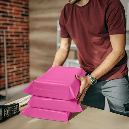 Pink Poly Mailers