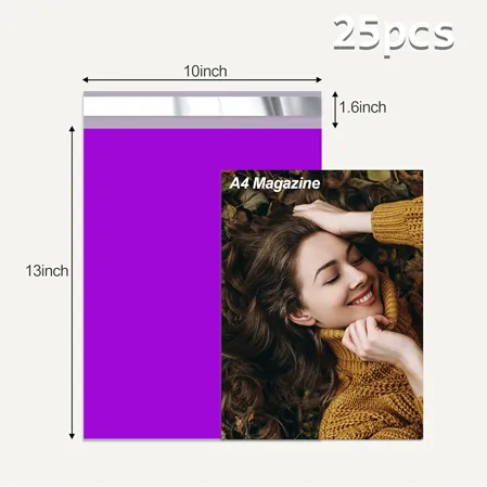 Purple Poly Mailers