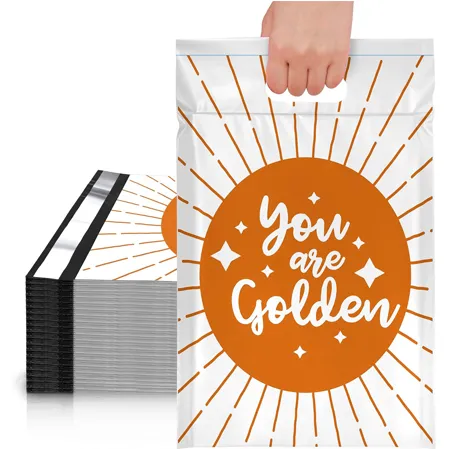 You Are Golden Poly Mailers with Handle