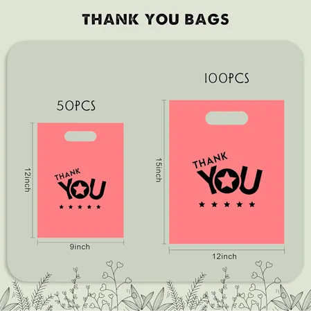 Thank You 9x12 Shopping Bags
