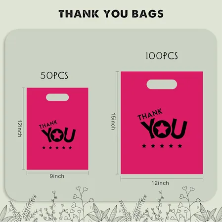 Thank You 9x12 Shopping Bags