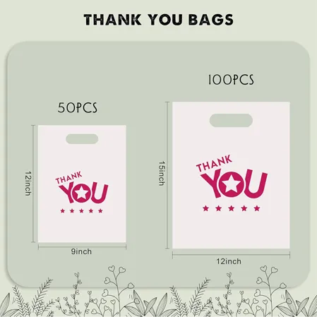 Thank You 9x12 Shopping Bags
