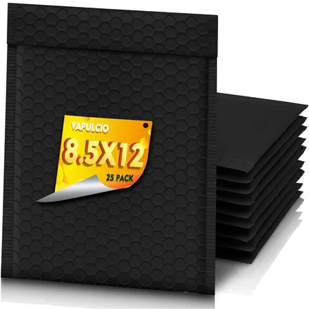 Black Bubble Mailers