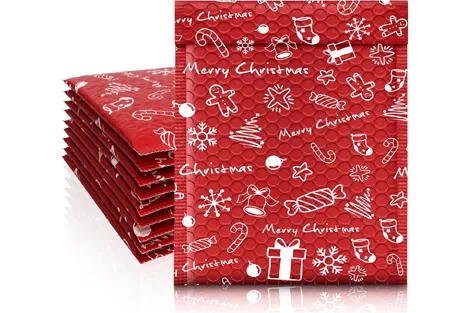 Christmas Bubble Mailers