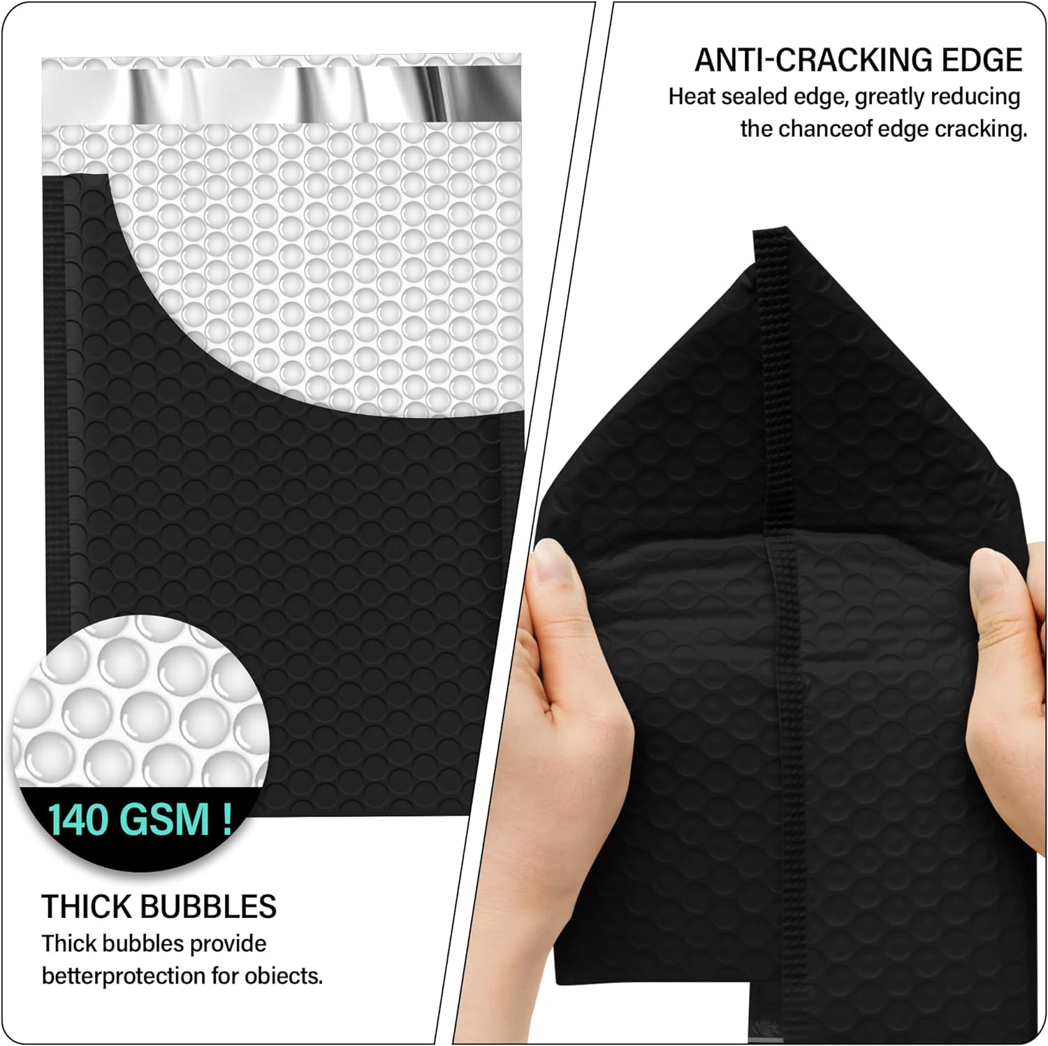 Details of Black Bubble Mailers