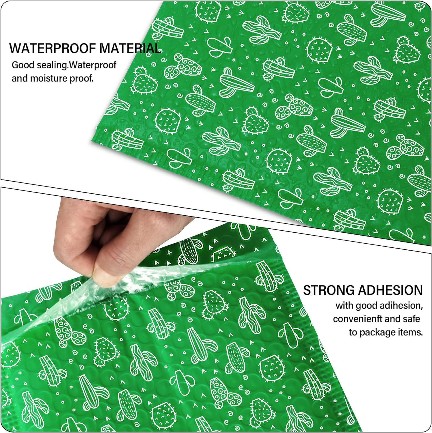 Details of Cactus Bubble Mailers