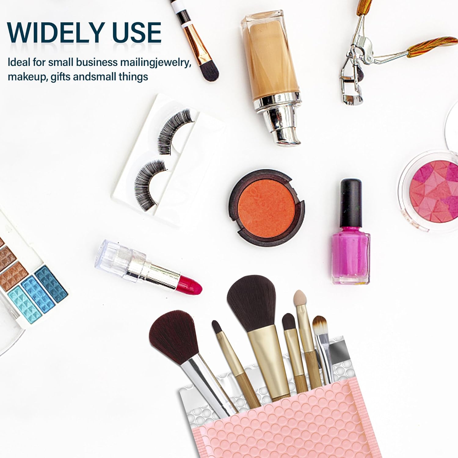 Details of Pink Bubble Mailers