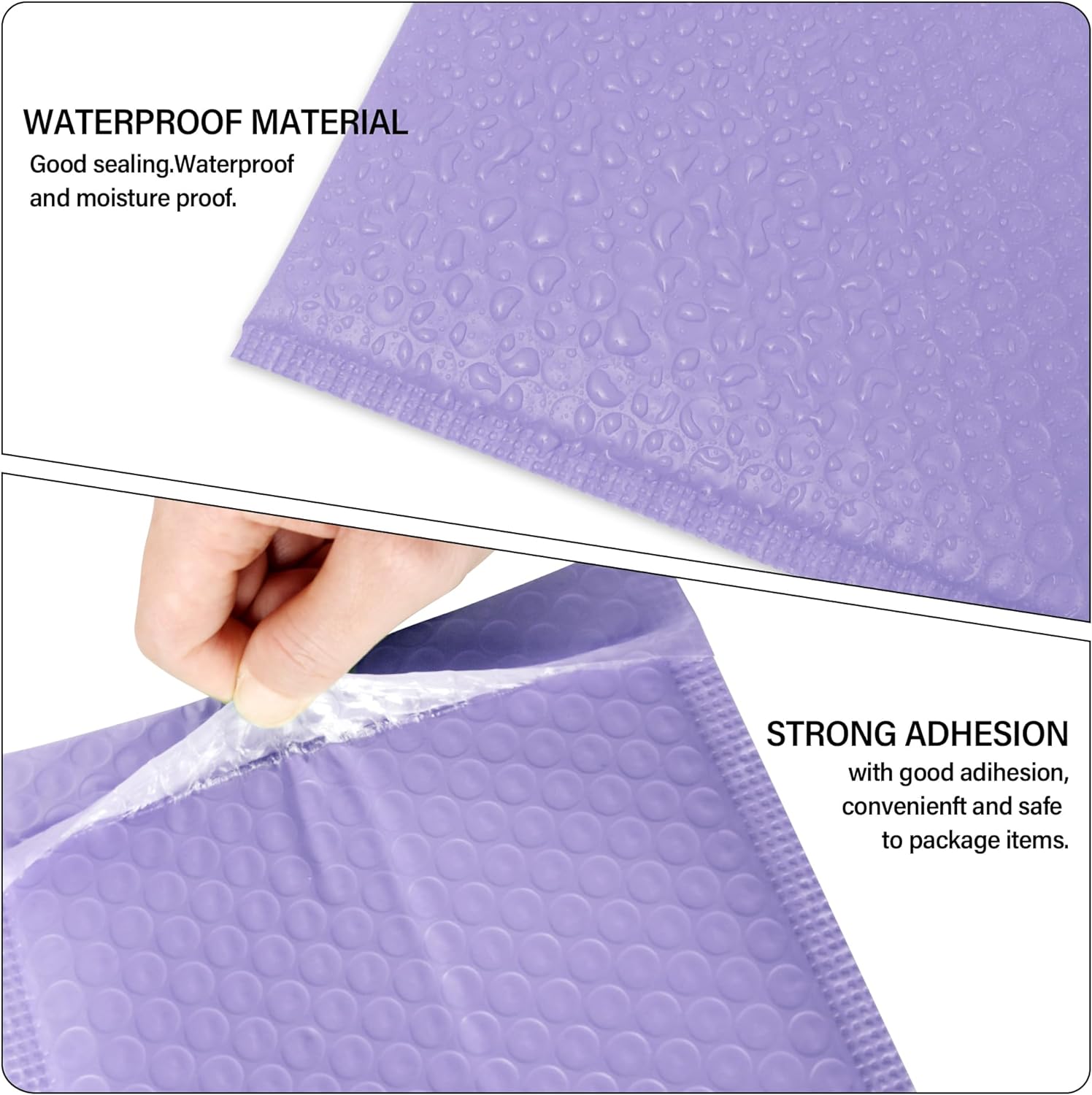 Details of Purple Bubble Mailers
