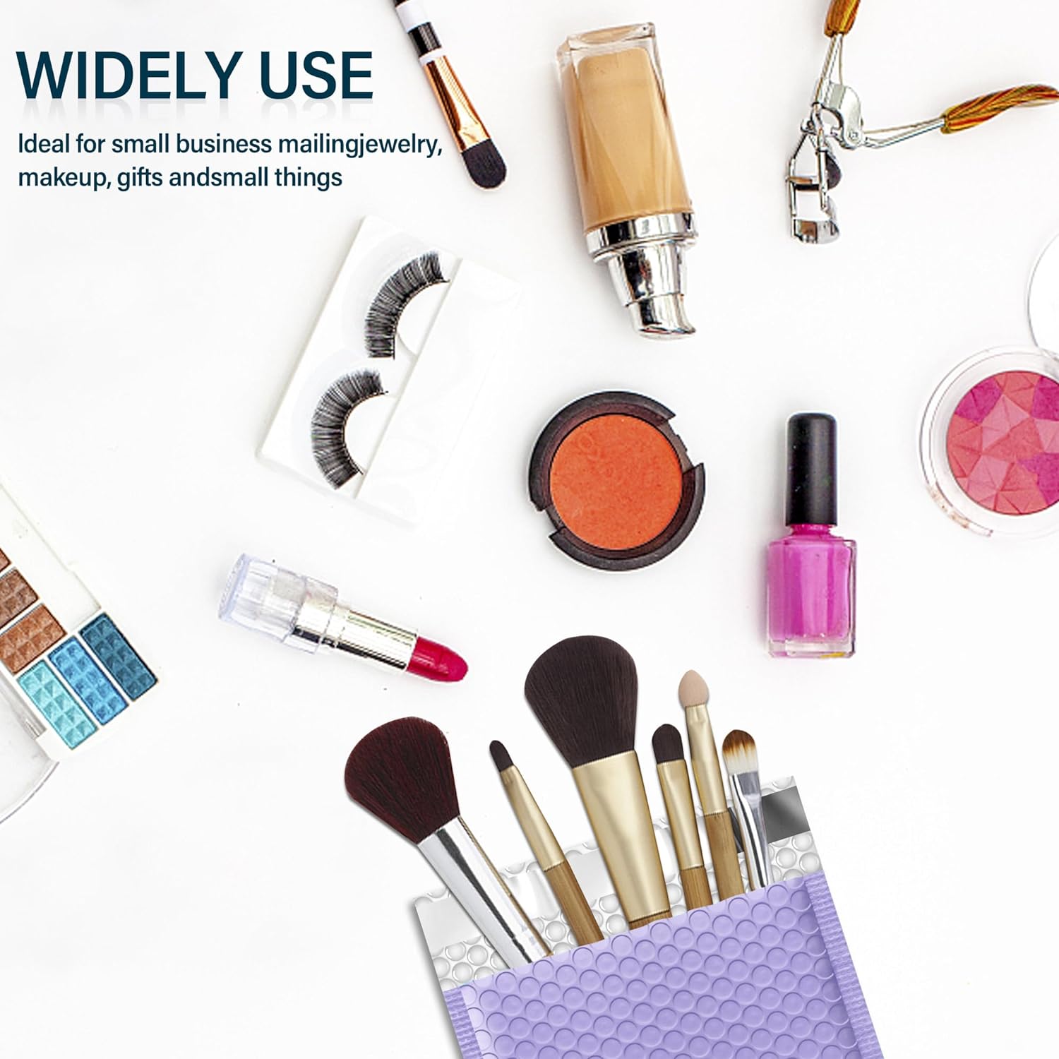 Details of Purple Bubble Mailers