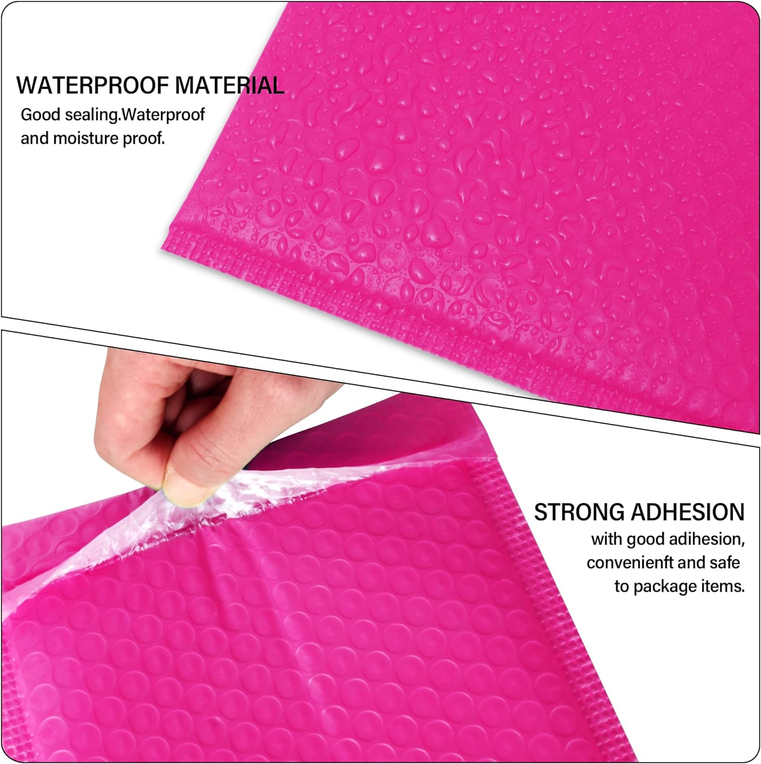 Details of Rose Red Bubble Mailers