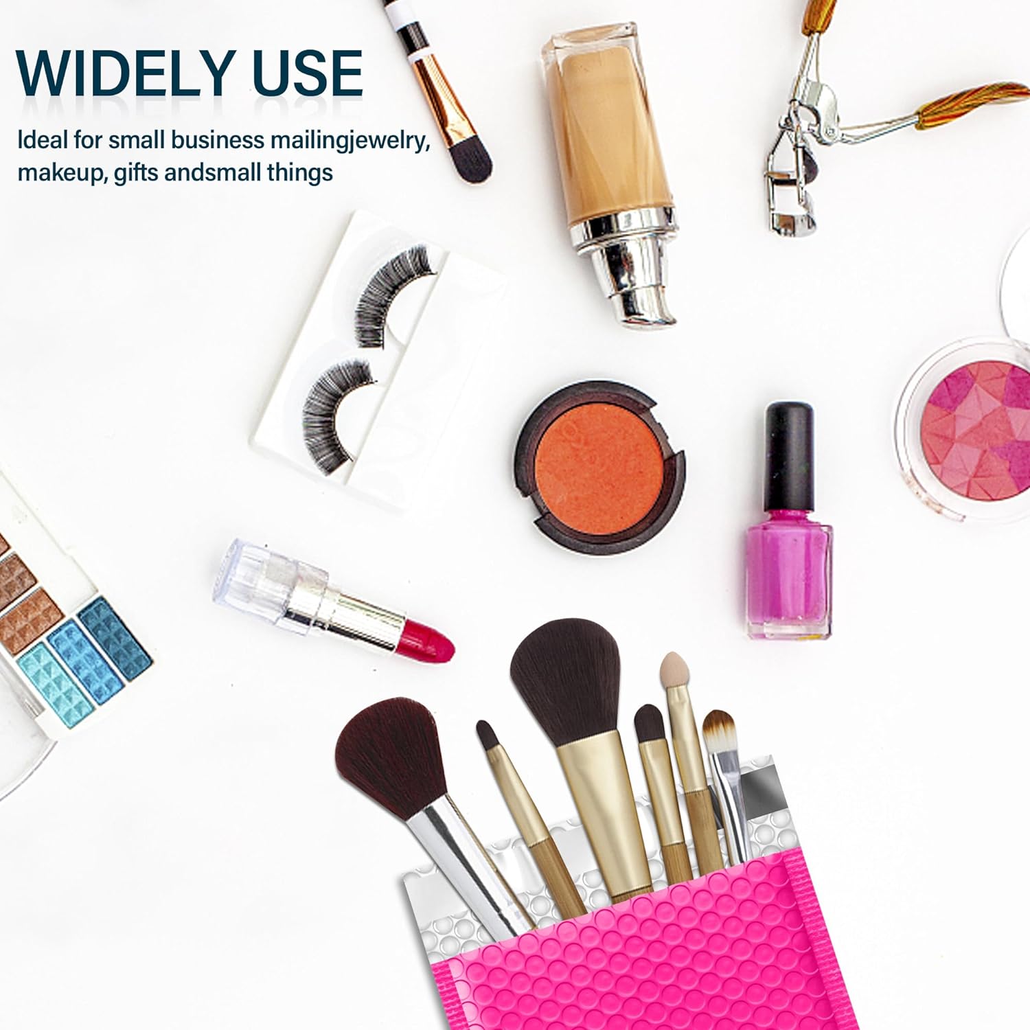 Details of Rose Red Bubble Mailers