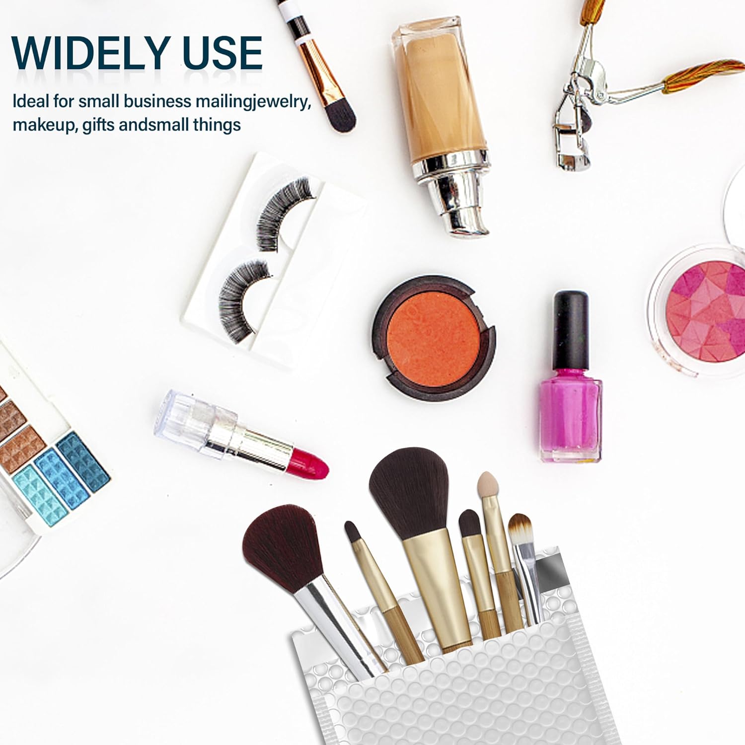 Details of White Bubble Mailers