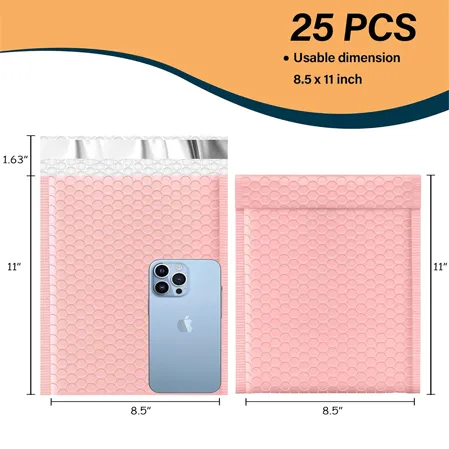 Pink Bubble Mailers