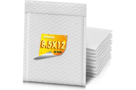 White Bubble Mailers