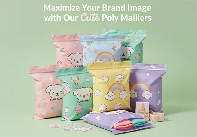 Maximize Your Brand Image with Our Cute Poly Mailers