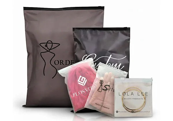 Frosted Zip Lock Bags