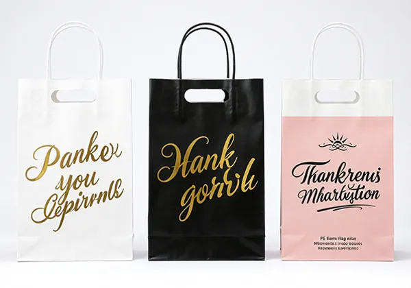 Kraft Paper Shopping Bags